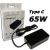 LC Power LC-NB-PRO-65-C USB-C Notebook Power Adapter Black LC-NB-PRO-65-C
