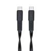 RivaCase PS6005 BK12 ENG Type-C / Type-C Cable, 1,2m Black 4260403579473