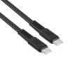 RivaCase PS6005 BK12 ENG Type-C / Type-C Cable, 1,2m Black 4260403579473
