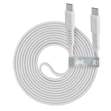 RivaCase PS6005 WT12 Type-C / Type-C Cable, 1,2m White 4260403579480