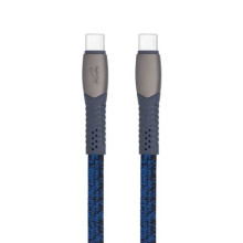 RivaCase PS6105 BL12 Type-C / Type-C cable 1,2m Blue 4260403579503