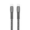 RivaCase PS6105 GR12 Type-C / Type-C cable 1,2m Grey 4260403579497