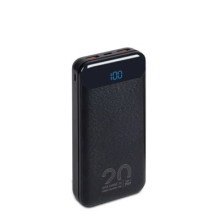 RivaCase VA2580 20000mAh QC/PD 20W LCD PowerBank Black 4260403579275