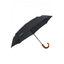 Samsonite Wood Classic S 3 Sect Umbrella Black 108978-1041