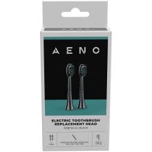 AENO AENO Replacement toothbrush heads, Black, Dupont bristles, 2pcs in set (for ADB0004/ADB0006 and ADB0003/ADB0005) ADBTH4-6