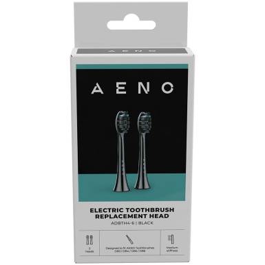 AENO AENO Replacement toothbrush heads, Black, Dupont bristles, 2pcs in set (for ADB0004/ADB0006 and ADB0003/ADB0005) ADBTH4-6 AENO AENO Replacement toothbrush heads, Black, Dupont bristles, 2pcs in set (for ADB0004/ADB0006 and ADB0003/ADB0005) ADBTH4-6