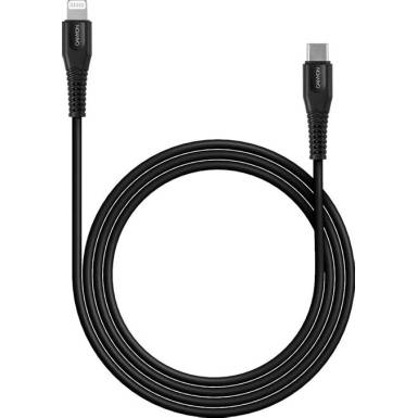 CANYON CANYON MFI-4 Type C Cable To MFI Lightning for Apple, PVC Mouling,Function:with full feature( data transmission and PD charging) Output:5V/2.4A , OD:3.5mm, cable length 1.2m, 0.026kg,Color:Black CNS-MFIC4B CANYON CANYON MFI-4 Type C Cable To MFI Lightning for Apple, PVC Mouling,Function:with full feature( data transmission and PD charging) Output:5V/2.4A , OD:3.5mm, cable length 1.2m, 0.026kg,Color:Black CNS-MFIC4B
