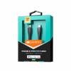 CANYON CANYON MFI-4 Type C Cable To MFI Lightning for Apple, PVC Mouling,Function:with full feature( data transmission and PD charging) Output:5V/2.4A , OD:3.5mm, cable length 1.2m, 0.026kg,Color:Black CNS-MFIC4B