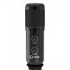 LORGAR Gaming Microphones, Black, USB condenser microphone with Volume Knob & Echo Kob, including 1x Microphone, 1 x 2.5M USB Cable, 1 x Tripod Stand, 1 x User Manual, body size: Φ47.4*158.2*48.1mm, weight: 243.0g LRG-CMT313