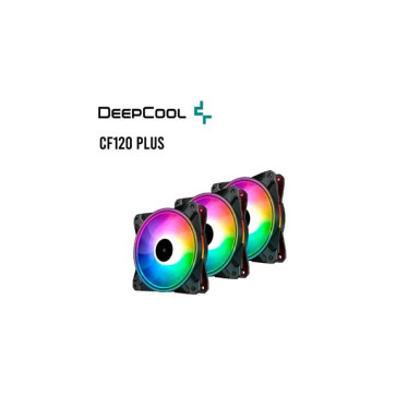 Fan DeepCool - Case Fan - 12cm - CF120 PLUS - DP-F12-AR-CF120P-3P DP-F12-AR-CF120P-3P