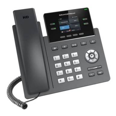 GRANDSTREAM IP Telefon 2 vonalas Carrier-Grade, HD sz&iacute;nes LCD kijelző POE, GRP 2601P GRP 2601P