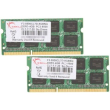 G.SKILL 8GB DDR3 1066MHz Kit(2x4GB) SODIMM F3-8500CL7D-8GBSQ