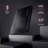 AXAGON EE25-A6C USB-C 3.2 RAW Box Black EE25-A6C