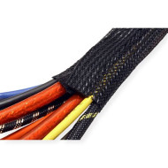 Roline PVC Kábelrendező tépőzáras 2,5m Black 19.08.3161-10