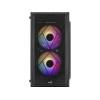 Aerocool CS-107 Mesh mATX Acryl Glass Black ACCS-PC14032.11 ACCS-PC14032.11