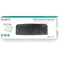 Ewent EW3130 Multimedia keyboard US EW3130