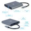 Gembird A-CM-COMBO6-01 USB Type-C 6-in-1 Multi-Port Adapter Space Grey A-CM-COMBO6-01
