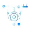 IPCam x TP-Link Wlan Camera Cloud kültéri éjjellátó TC65 TC65