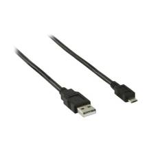 Kab USB A-microB 1m Nedis CCGP60500BK10 CCGP60500BK10