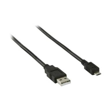 Kab USB A-microB 1m Nedis CCGP60500BK10 CCGP60500BK10