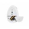 LOGITECH Lift Vertical Ergonomic Mouse - OFF-WHITE/PALE GREY - 2.4GHZ/BT - EMEA - ON+OFFLINE,B2C 910-006475