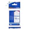 Brother TZe-FA4 P-touch Textil szalag (18mm) White on Blue - 3m TZEFA4
