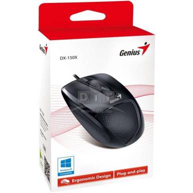 Genius DX-150X USB optikai egér fekete 31010231100/103 Genius DX-150X USB optikai egér fekete 31010231100/103