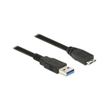 Delock 85270 USB-A -> USB micro-B kábel 0.5m fekete