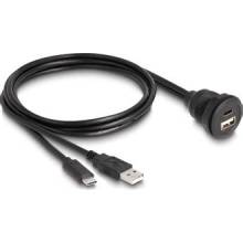 Club 3D CAC-1411 USB 3.2 Gen 2 A -> USB 3.2 Gen 2 A M/F adatk&aacute;bel hosszabb&iacute;t&oacute; 5m fekete CAC-1411
