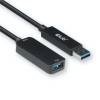 Club 3D CAC-1411 USB 3.2 Gen 2 A -> USB 3.2 Gen 2 A M/F adatkábel hosszabbító 5m fekete CAC-1411