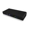 ICY BOX DockingStation 11-in-1 USB3.0 dokkoló fekete IB-DK2251AC