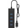 Raidsonic IB-HUB1409-C3 4-portos HUB USB 3.0 Type-C IB-HUB1409-C3