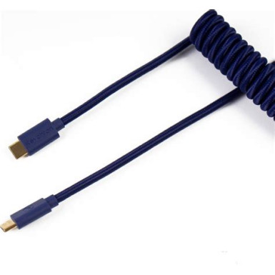 Keychron Coiled Aviator USB-C M/M adatkábel 0.9m szürke (+USB-C - USB-A adapter) CAB-G