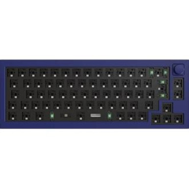 Keychron Q2 Swappable RGB Backlight Knob ISO USB Hot-swap Gateron G Pro Blue billentyűzet kék Q2-O2