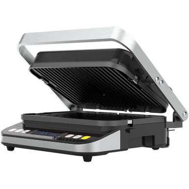 AENO Electric Grill EG1: 2000W, 3 heating modes - Upper Grill, Lower Grill, Both Grills Defrost, Max opening angle -180°, Temperature regulation, Timer, Removable double-sided plates, Plate size 320*220mm'' AEG0001 AENO Electric Grill EG1: 2000W, 3 heating modes - Upper Grill, Lower Grill, Both Grills Defrost, Max opening angle -180°, Temperature regulation, Timer, Removable double-sided plates, Plate size 320*220mm'' AEG0001