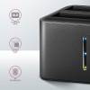 AXAGON ADSA-D25 SuperSpeed USB Dual 2,5" SSD/HDD Mini Dock Black ADSA-D25