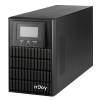 NJOY Szünetmentes ATEN PRO 1000, 1000VA, 900W, Online, LCD display PWUP-OL100AP-AZ01B