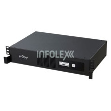 NJOY Szünetmentes Code 1000, 1000VA, 600W, Line-Interactive, rack (2U), LCD display UPLI-LI100CO-AZ01B