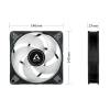 Arctic P14 PWM PST A-RGB 0dB Semi-Passive Fan Black ACFAN00239A