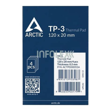 Arctic TP-3 120*120mm 0.5mm 4pack ACTPD00055A