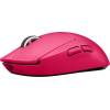 Logitech G Pro X Superlight Wireless Gaming Egér - Magenta 910-005956