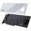 ASUS Hyper M.2 x16 Gen 4 Card (PCIe 4.0/3.0) supports four NVMe M.2 (2242/2260/2 90MC08A0-M0EAY0 90MC08A0-M0EAY0