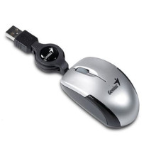 Genius MicroTraveler v2 USB Egér - Ezüst-Fekete 31010125106