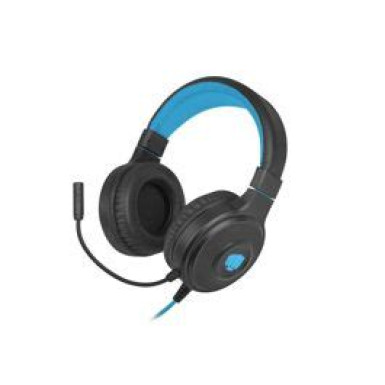 natec Fury Raptor mikrofonos gamer fejhallgató fekete-kék (NFU-1584)