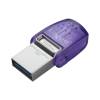 Kingston 128GB DataTraveler microDuo 3C USB 3.2 Gen 1 / USB-C pendrive lila DTDUO3CG3/128GB