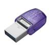 Kingston 64GB DataTraveler microDuo 3C USB 3.2 Gen 1 / USB-C pendrive lila DTDUO3CG3/64GB