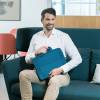 DICOTA Notebook táska D31307-RPET, Eco Slim Case BASE 13-14.1", Blue D31307-RPET