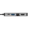 TARGUS Dokkoló DOCK419EUZ, USB-C DP Alt Mode Single Video 4K HDMI/VGA Docking Station with 100W PD Pass-Thru DOCK419EUZ