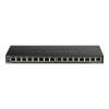 D-LINK Switch 16x1000Mbps Fémházas Asztali, DGS-1016S/E DGS-1016S/E