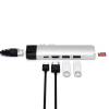 Satechi Aluminium Type-C PRO Hub (HDMI 4K,PassThroughCharging,1x USB3.0,1xSD,Ethernet) - Silver ST-TCPHES